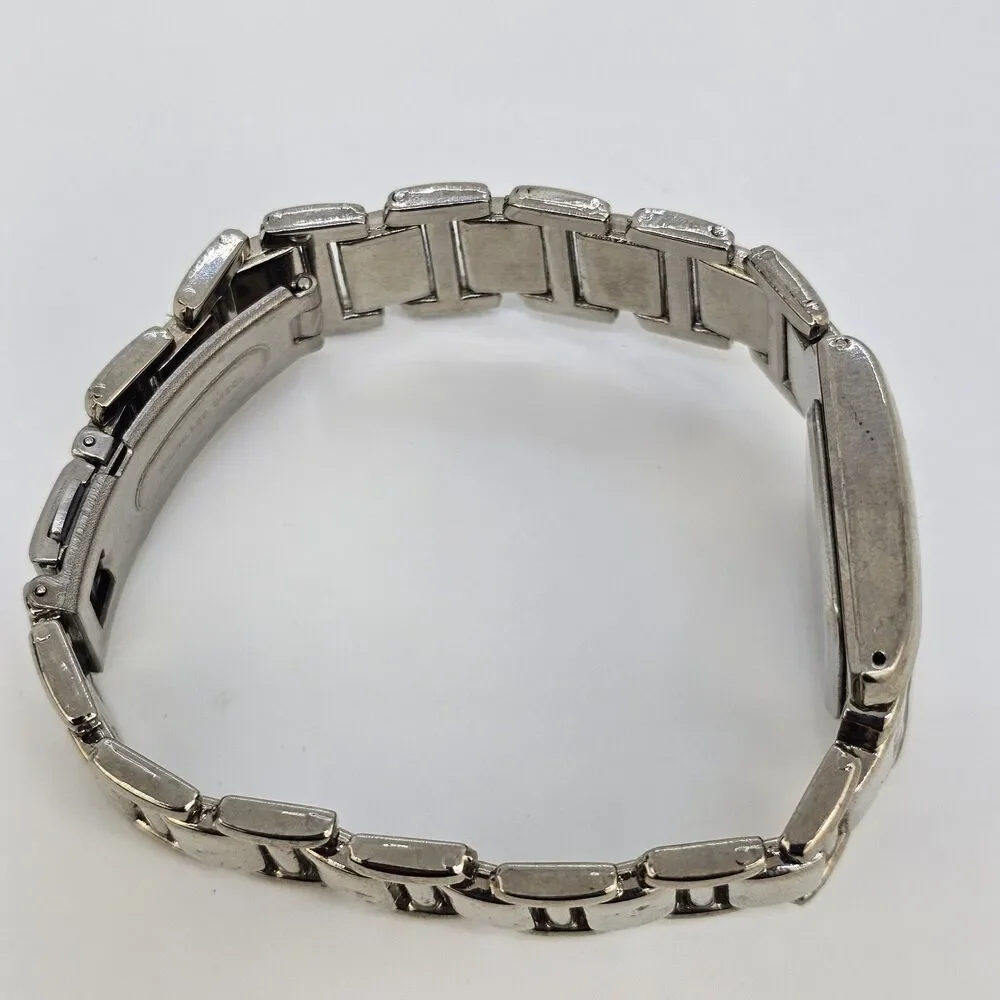 Women's Watch 28MM Black‎ Dial Gray Bracelet Band 8